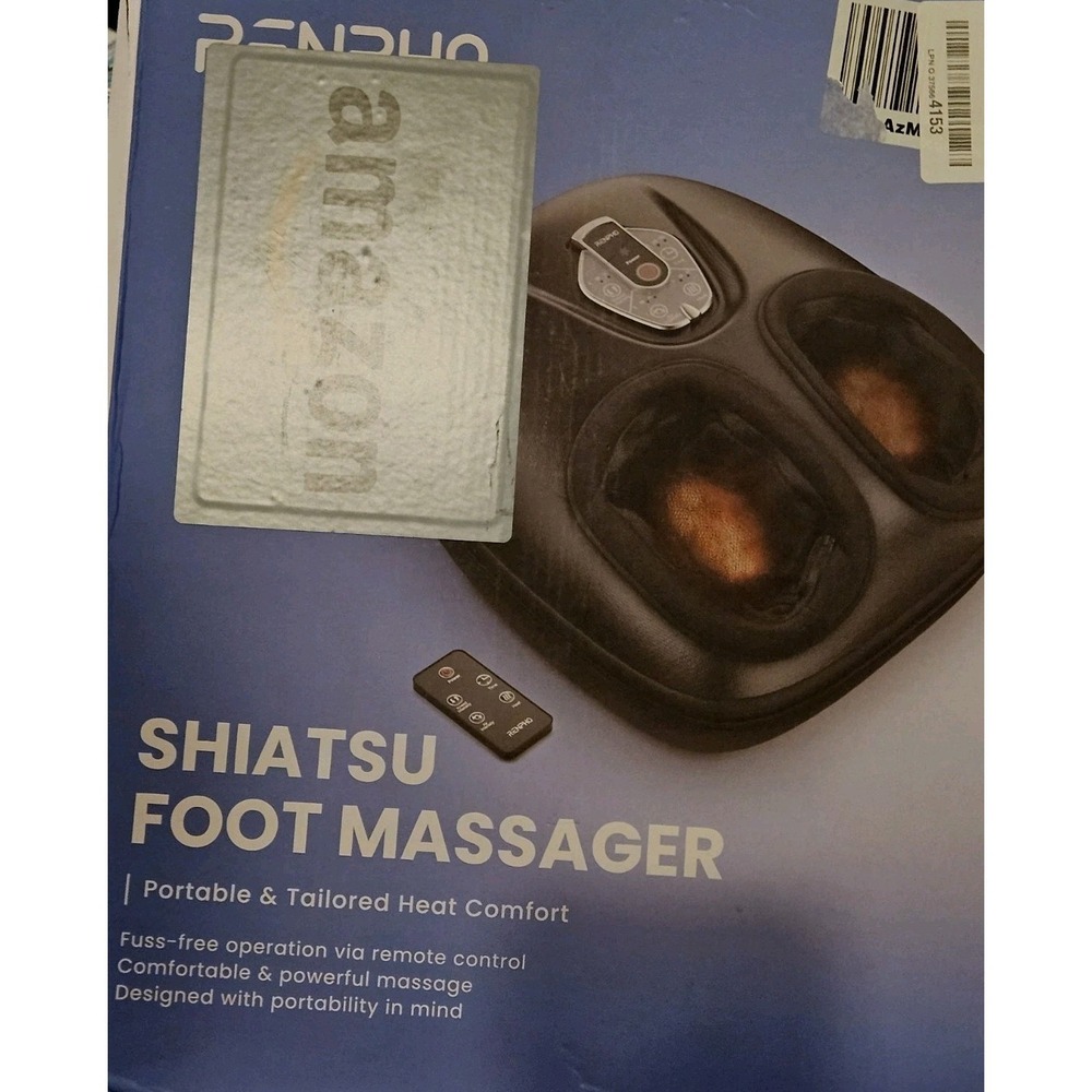 RENPHO Foot Massager Machine with Heat Shiatsu Deep Kneading Neuropathy ‎ Remote